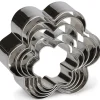 New Patisse Uitstekers Bloem RVS 5-delig