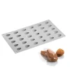 Hot Pavoni Siliconen Vorm Amandel 34x21mm (30) 30x17,5cm