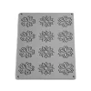 Hot Pavoni Siliconen Vorm Mandala Ø55mm (12) 30x20cm