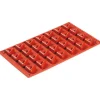 New Pavoni Siliconen Vorm Mini Savarin Driehoek (28) Ø30x13mm