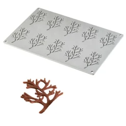 Outlet Pavoni Siliconen Vorm Wood Ø78x48mm (10) 30x20cm