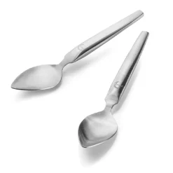 Clearance Plate-it Quenelle Decoratie Lepels Groot Set/2