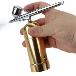 Hot PME Airbrush Kit Oplaadbaar Goud