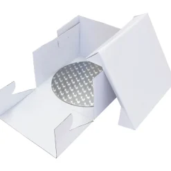 Clearance PME Cakeboard en doos rond 22,5x 2,5x15 cm