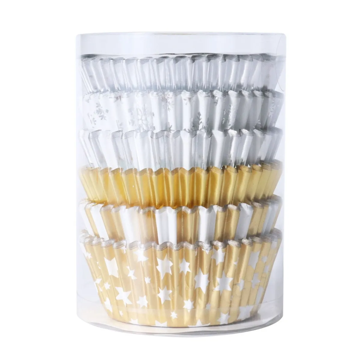 Best PME Cupcake Vormpjes Goud & Zilver 100st.