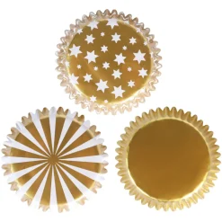 Best PME Cupcake Vormpjes Goud & Zilver 100st.