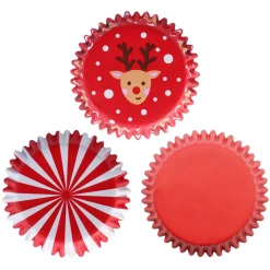 New PME Cupcake Vormpjes Kerst Assortiment 100st.