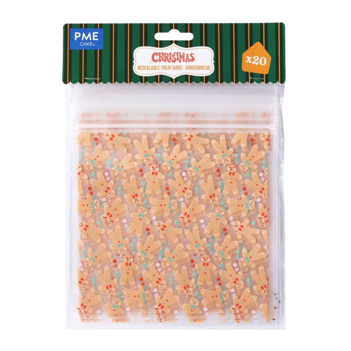 Discount PME Hersluitbare Traktatiezakjes Gingerbread 20st