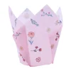Hot PME Muffin Cups Bloemen 24st