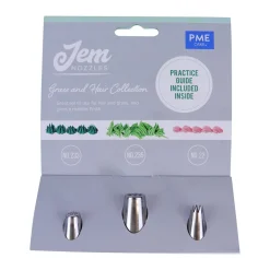 Clearance PME Spuitmondjes Gras & Haar Set/3