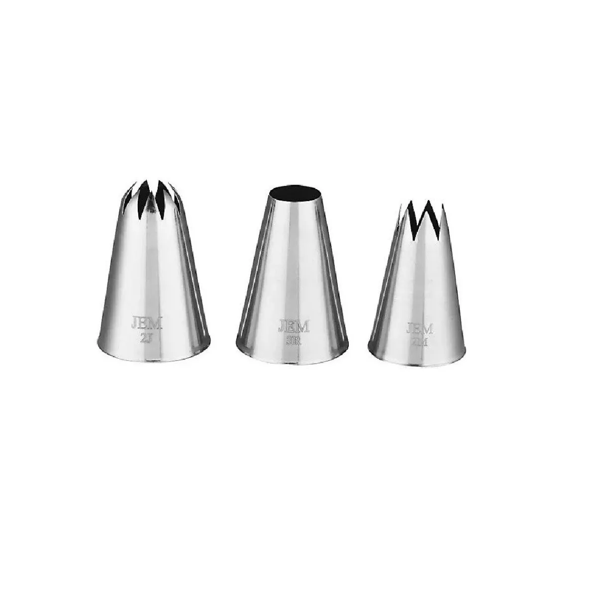 New PME Spuitmondjes Grote Cupcakes Set/3