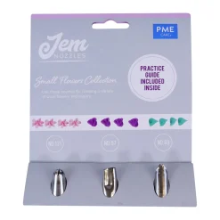 Outlet PME Spuitmondjes Kleine Bloemen Set/3
