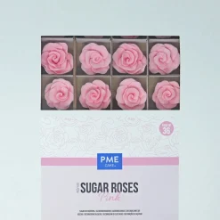 Online PME Suiker Rozen Roze Ø4cm 36st