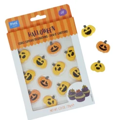 New PME Suikerdecoratie Halloween Pompoenen 12st.