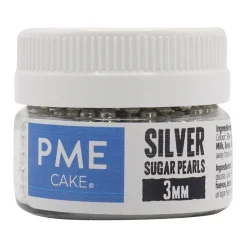Outlet PME Suikerparels Zilver 6mm 25 gram