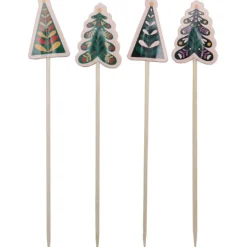 New PME Taartprikkers Kerstbomen 24st.