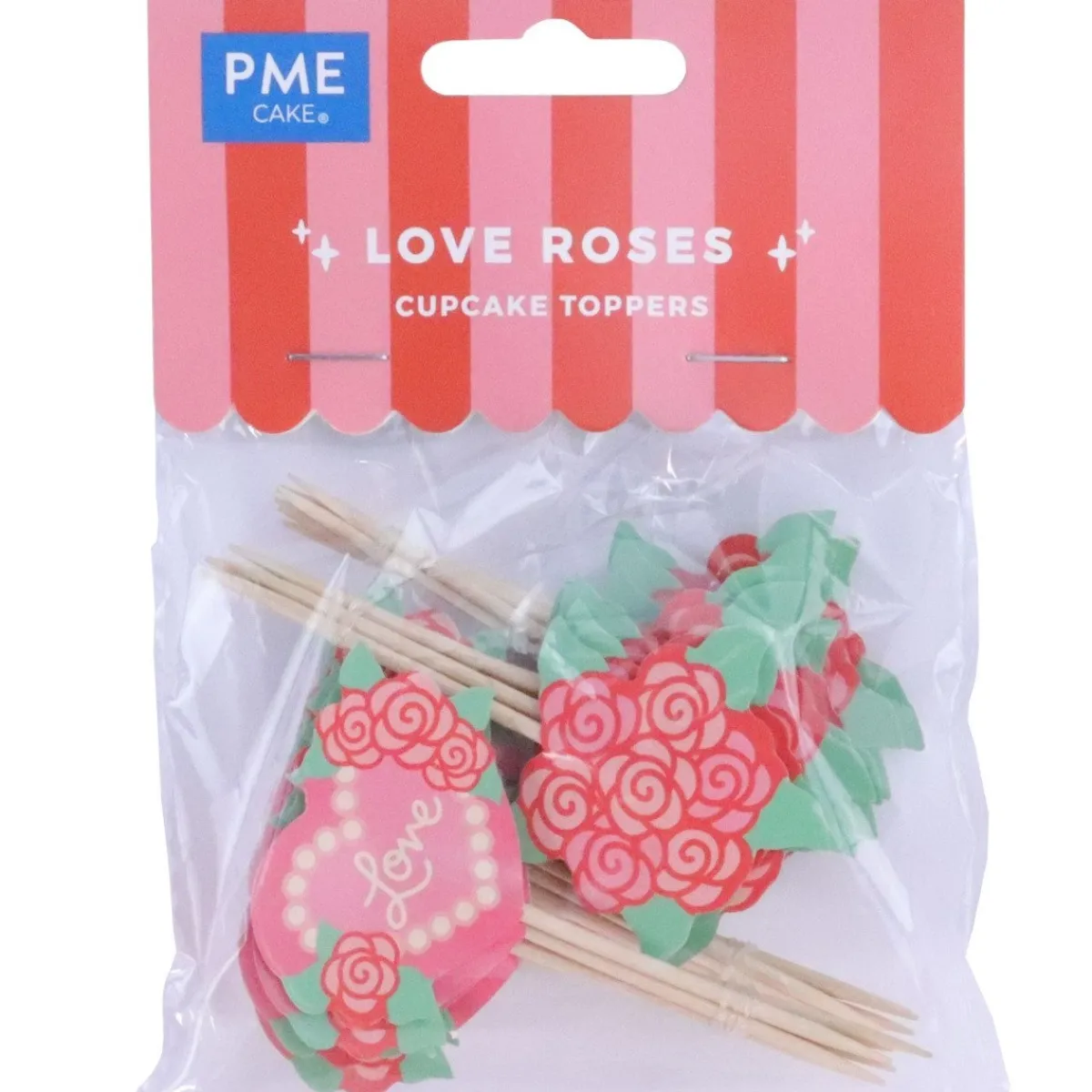 Clearance PME Taartprikkers Liefdes Rozen 24st.