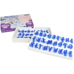 New PME Tekst Stempelset Fun Fonts - Collectie 1