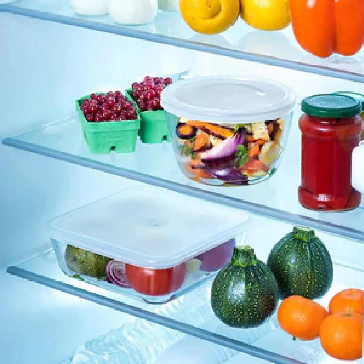Clearance Pyrex Cook & Freeze Ovenschaal met Deksel 22x17x6cm