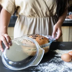Best Pyrex 4-in-1 Ovenschaal Rond met Deksel 24x20x11cm