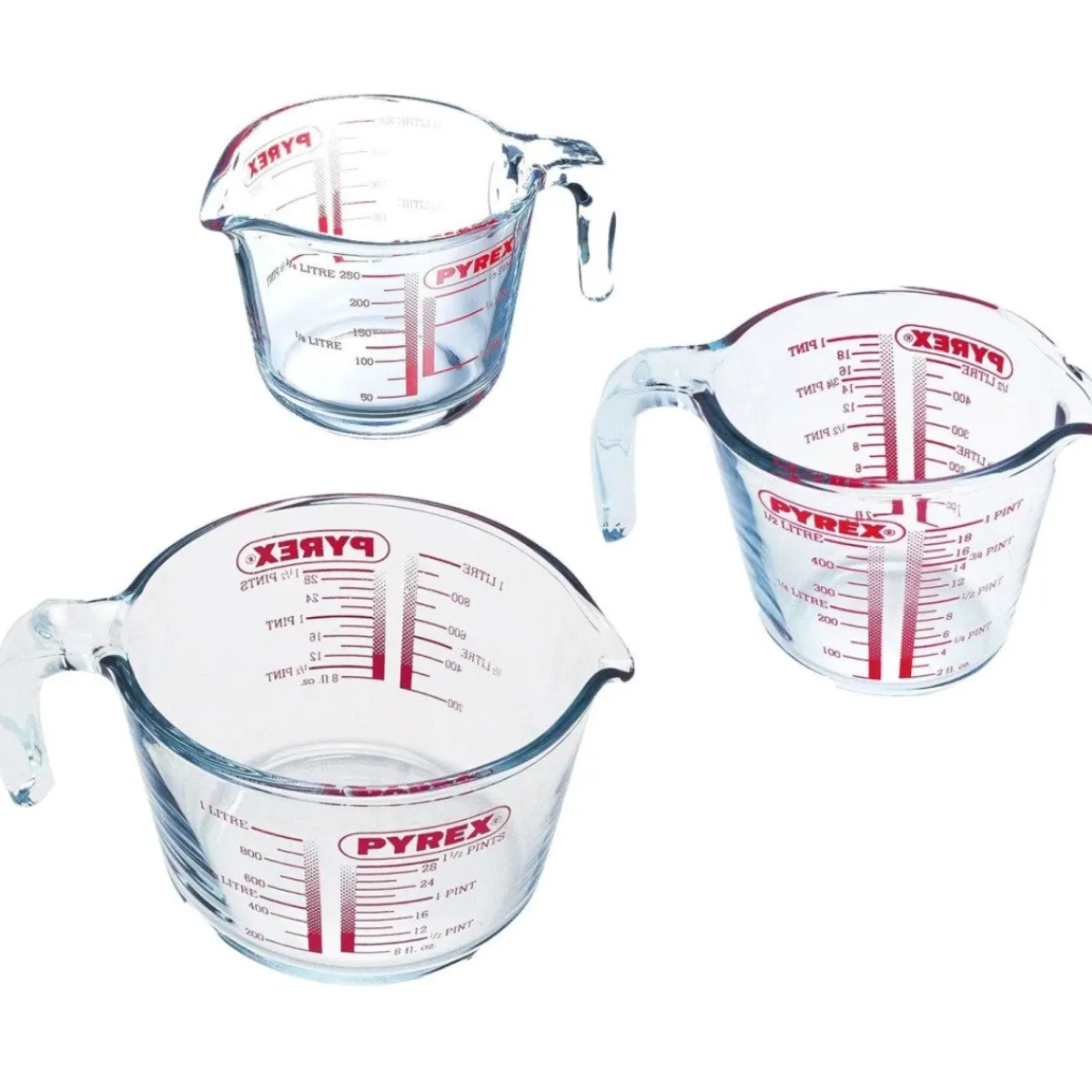 Hot Pyrex Maatbeker Glas 0,25L