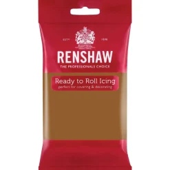 Outlet Renshaw Rolfondant Bruin 250g