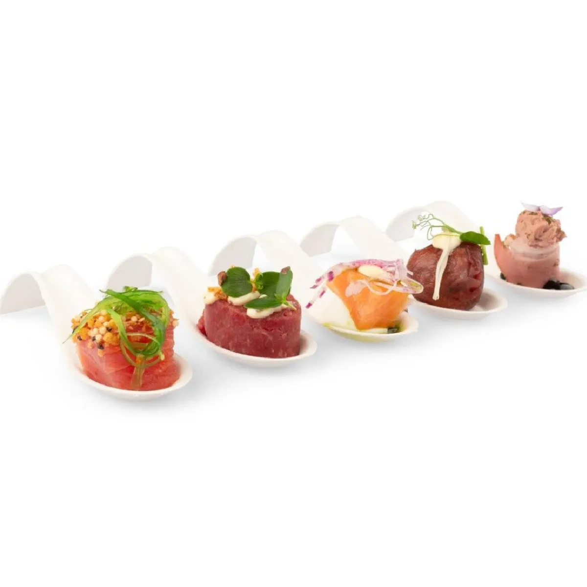 Best Overig Senza Suikerriet Amuselepel Boog 12,3x4,2x2,7cm 40st.