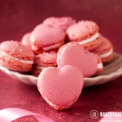 New Silikomart Siliconen Bakmat Macarons Hartmodel 30x40cm / 42 macarons