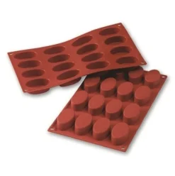 Hot Martellato Siliconen Bakvorm Ovaal 55x33x20mm (16)