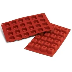 Sale Silikomart Siliconen Bakvorm Savarin vierkant 35x35x21mm (24)
