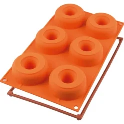 Online Silikomart Siliconen Bakvorm Donuts (6x) Ø7,5x2,8cm
