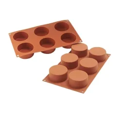 Sale Silikomart Siliconen Bakvorm Cilinder (6x) Ø7x3,5cm