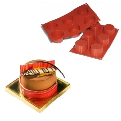 Outlet Silikomart Siliconen Bakvorm Muffin (6x) Ø6,8x3,8cm