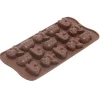 New Silikomart Siliconen Bonbonvorm Kerst (15x) 3,3x2,7x1,5cm