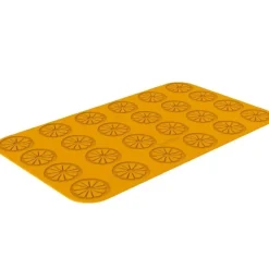 New Silikomart Siliconen Mat Citroen/Sinaasappel (24x) Ø6x0,2cm
