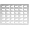 Clearance Silikomart Siliconen Sjabloon Kerstboom (36) 3,5x2,5x0,2cm