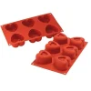 Clearance Silikomart Siliconen Vorm Pasion (6x) 69,5x72x39,5(h)mm