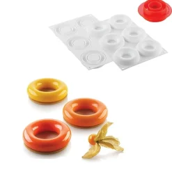 Hot Silikomart Siliconen Vorm Promise (6) Ø85/44x20mm
