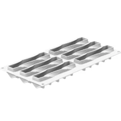 Online Silikomart Siliconen Vorm Twist (6) 13,5x3,3cm + Uitsteker