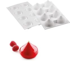 New Silikomart Siliconen Vorm Goutte 5,4x5,4x4,1cm (6)
