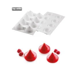New Silikomart Siliconen Vorm Goutte 5,4x5,4x4,1cm (6)