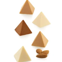 Hot Silikomart Siliconen Vorm Pyramide (18) 3,2x3,2cm