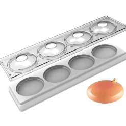 Outlet Silikomart Siliconen Vorm 3D Pebble (4) Ø8x3,5cm**