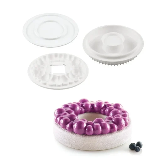 Sale Silikomart Siliconen Vorm Bubble Crown Ø18x6cm