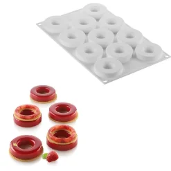 Online Silikomart Siliconen Vorm Kit Loop (11) Ø60/31x13mm