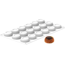 Best Silikomart Siliconen Vorm Torta XS (18) Ø4x1,5cm