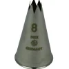 Best Overig Spuitmondje gekarteld 6 Tands RVS 8mm