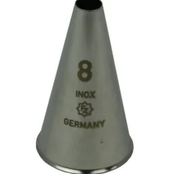 New Overig Spuitmondje Glad RVS 8mm