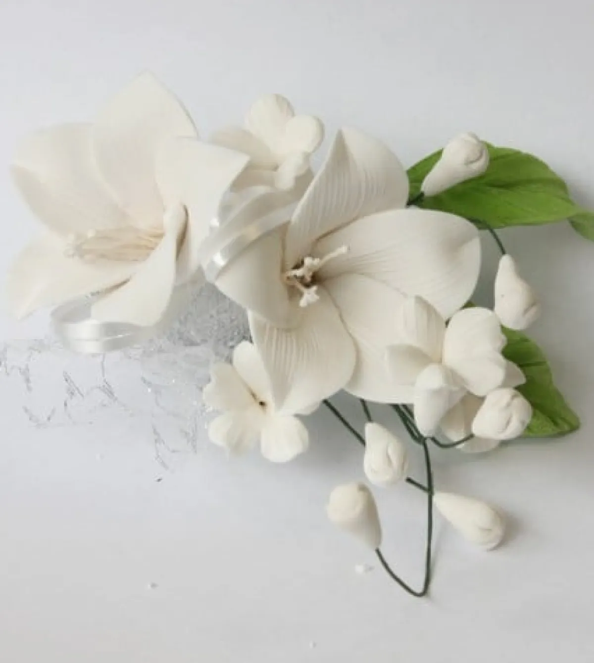 New Overig Suikerbloem Boeket Sneeuwvlokje Wit 2 stuks