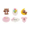Outlet Decora Suikertie Baby Roze 4cm 6st.